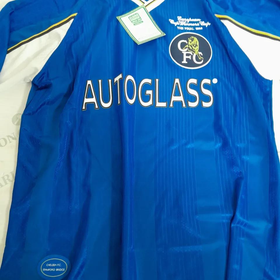 SCORE DRAW CHELSEA FOOTBALL CLUB SHIRT - LARGE