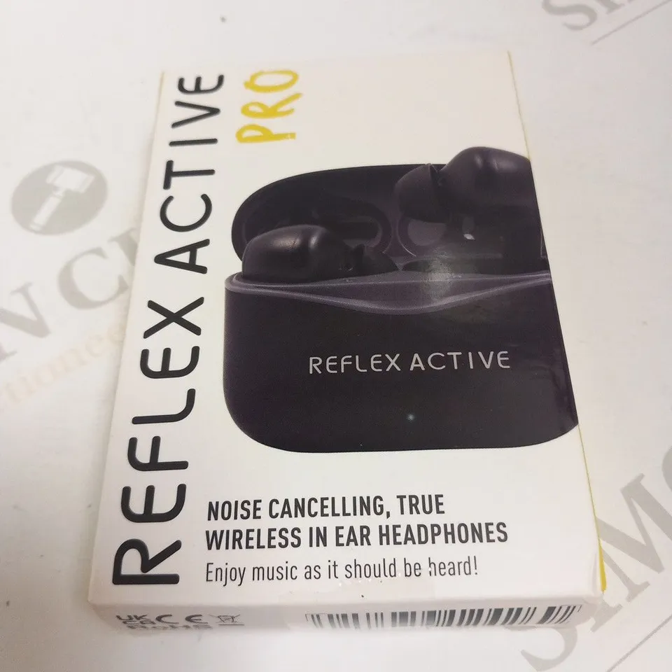 BOXED REFLEX ACTIVE PRO NOICE CANCELLING TRUE WIRELESS IN EAR HEADPHONES