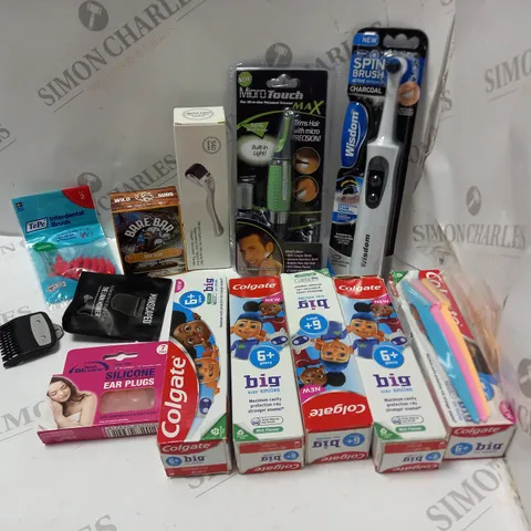 LOT OF BEAUTY ITEMS TO INCLUDE SILICONE EAR PLUGS, ETC