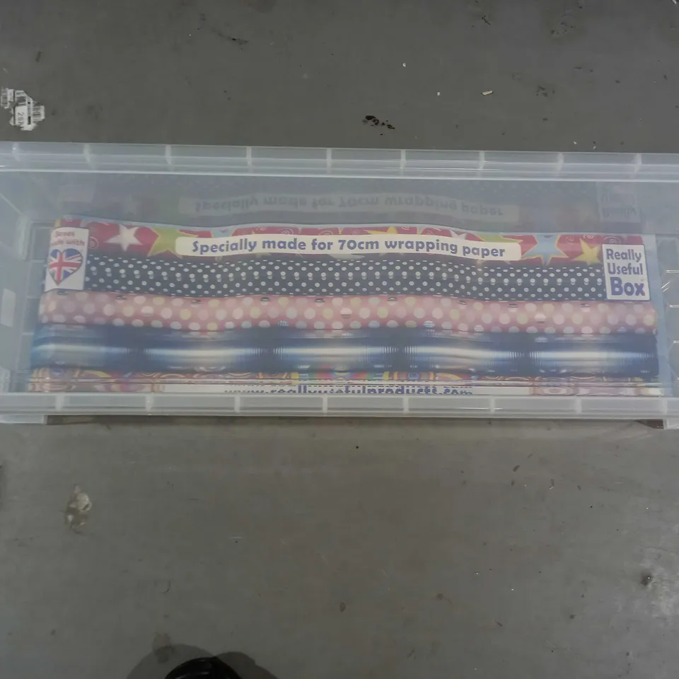 REALLY USEFUL BOX 22L CLEAR WITH CLIP LOCK HANDLES