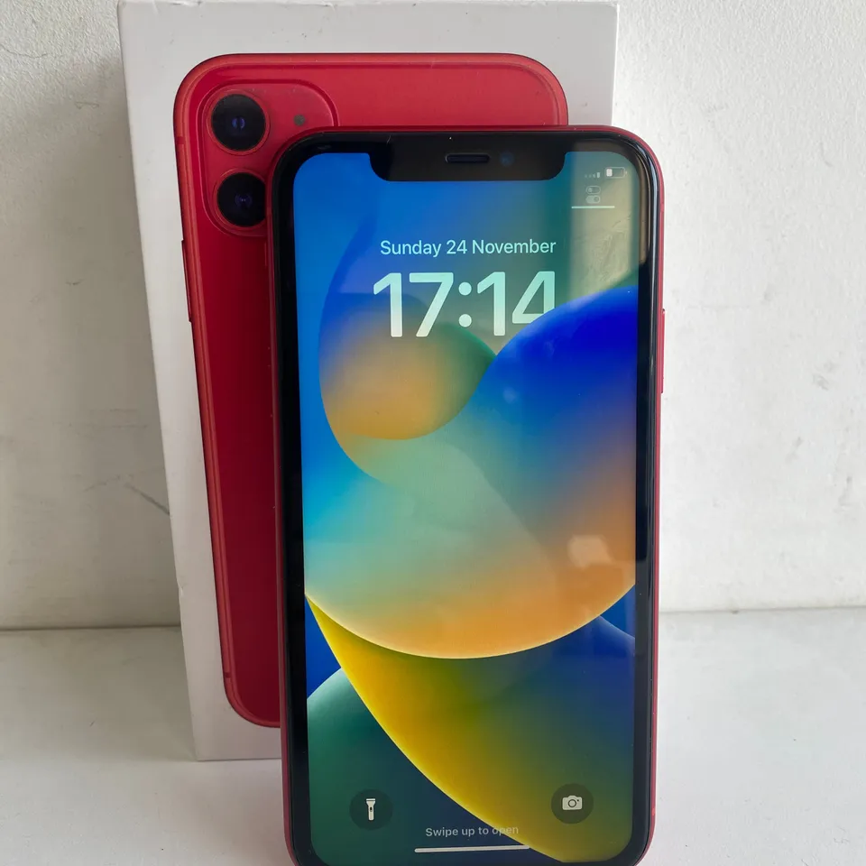 APPLE IPHONE 11 PRODUCT RED MOBILE PHONE 