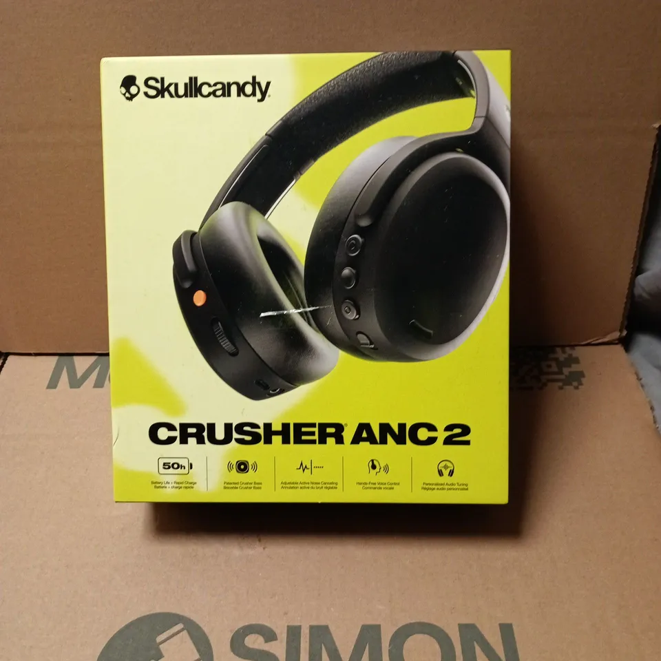 SKULLCANDY CRUSHER ANC2 WIRELESS OVER-EAR HEADPHONES – BOXED