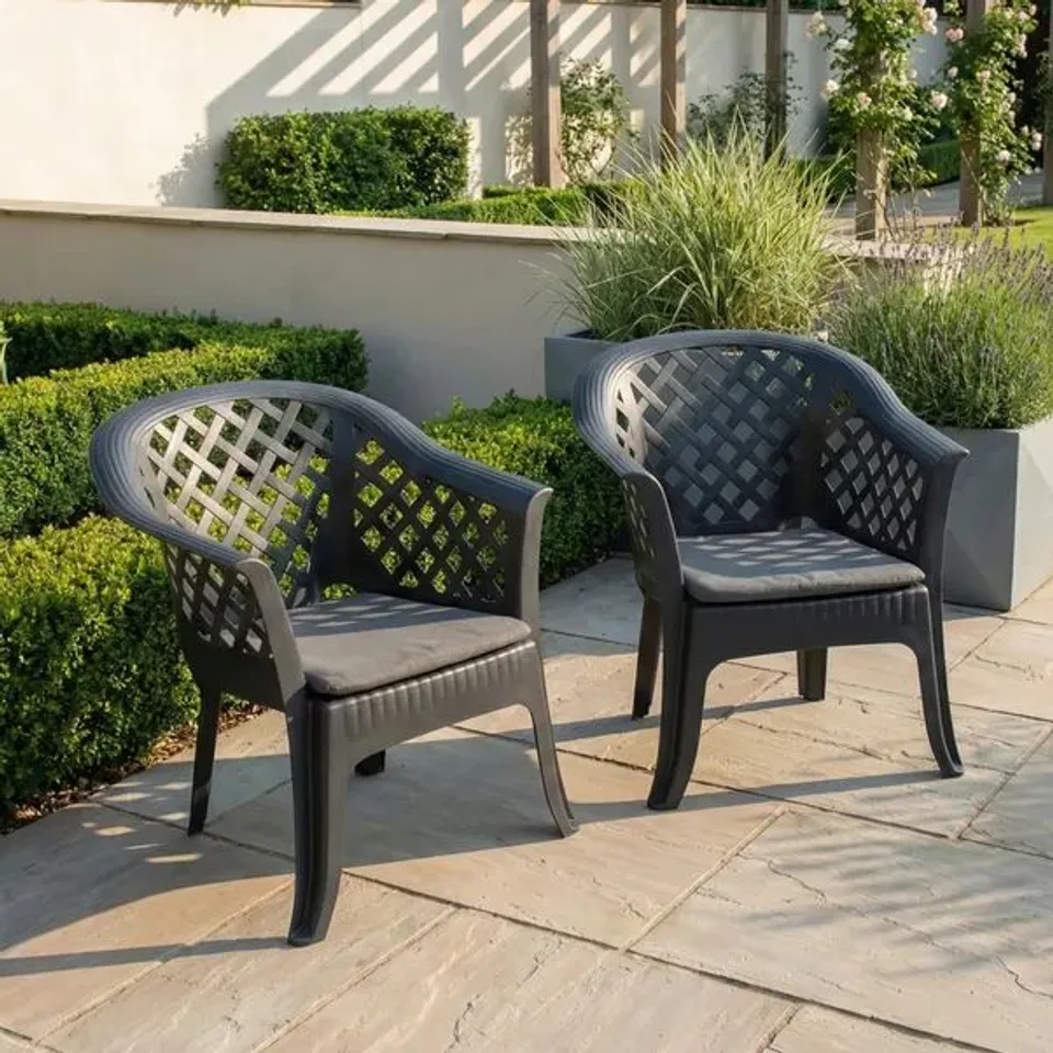 BOXED SAVONA ANTHRACITE CHAIR