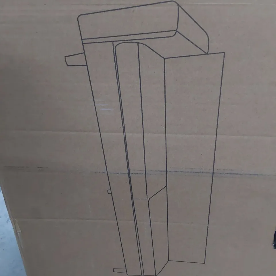 BOXED PALERMO L SHAPED CORNER SOFA RHF LIGHT GREY FABRIC ( BOX 1 OF 2 ONLY)