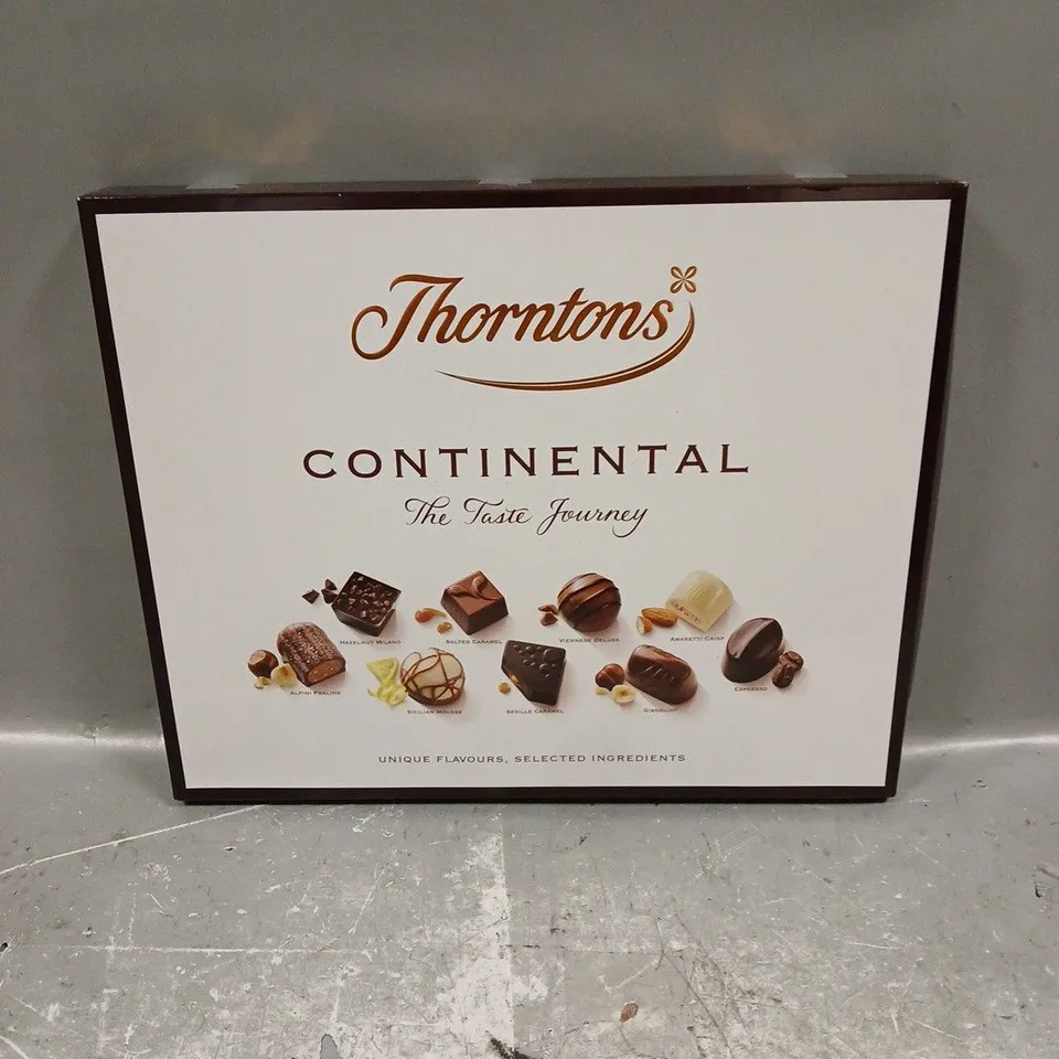 THORNTONS CONTINENTAL CHOCOLATE SELECTION BOX 454G