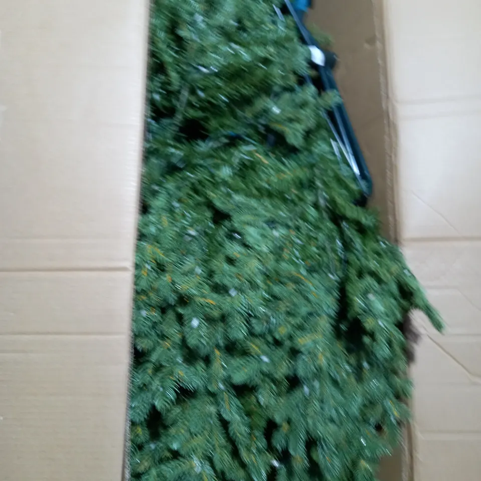 SANTAS BEST PRELIT CHRISTMAS TREE 8 FT - COLLECTION ONLY