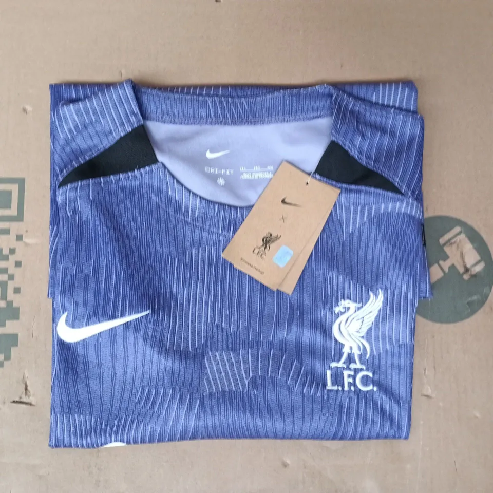 NIKE LIVERPOOL FOORBALL CLUB JERSEY IN PURPLE SIZE 2XL