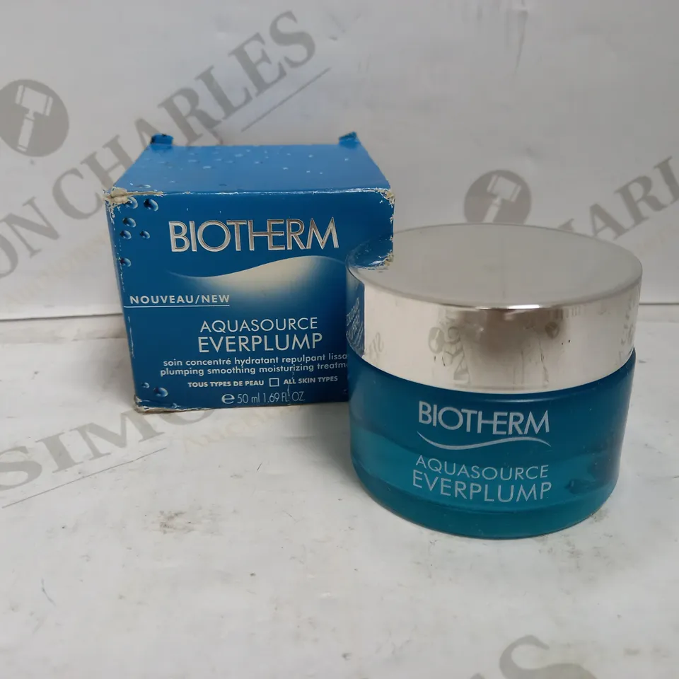 BIOTHERM AQUASOURCE EVERPLUMP PLUMPING SMOOTHING MOISTURIZER 50ML