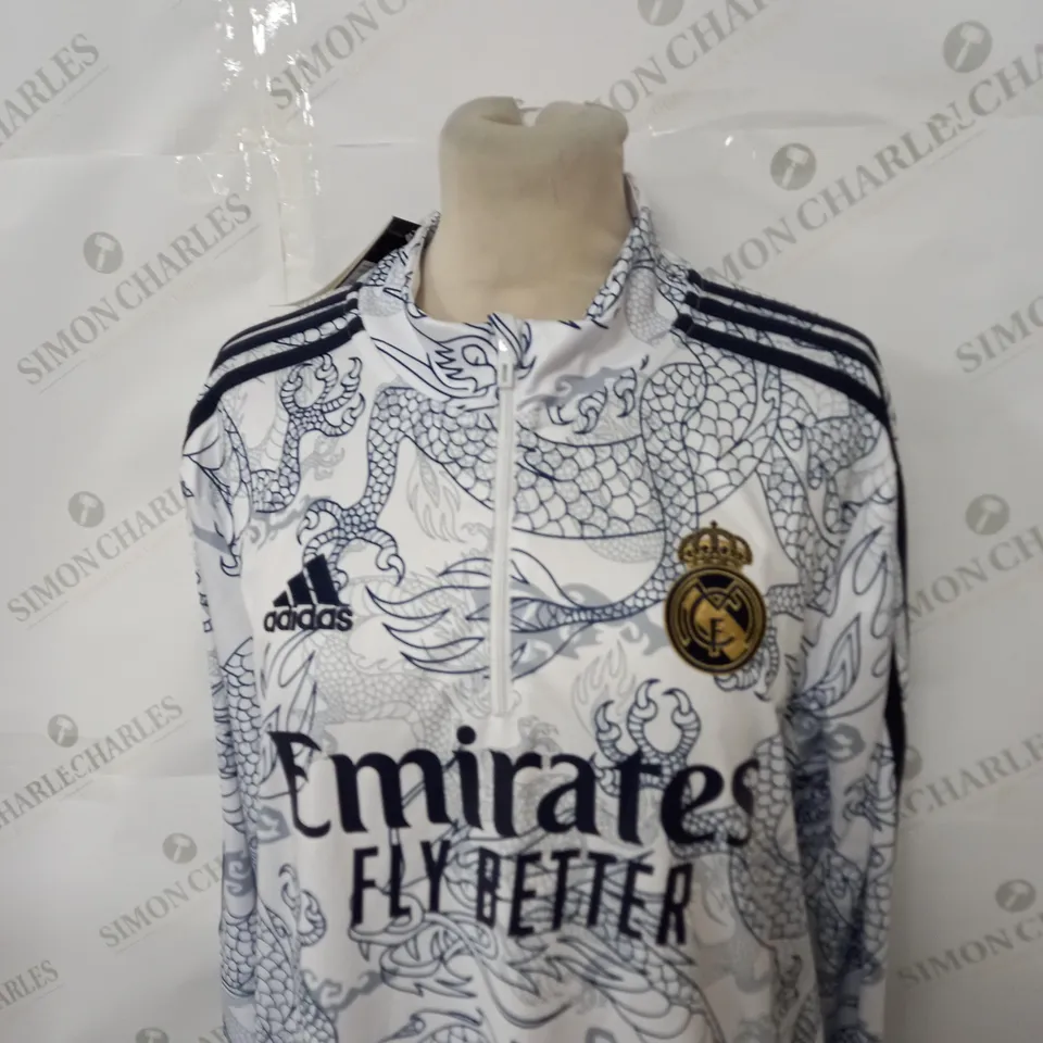 REAL MADRID FC TRAINING TOP SIZE M