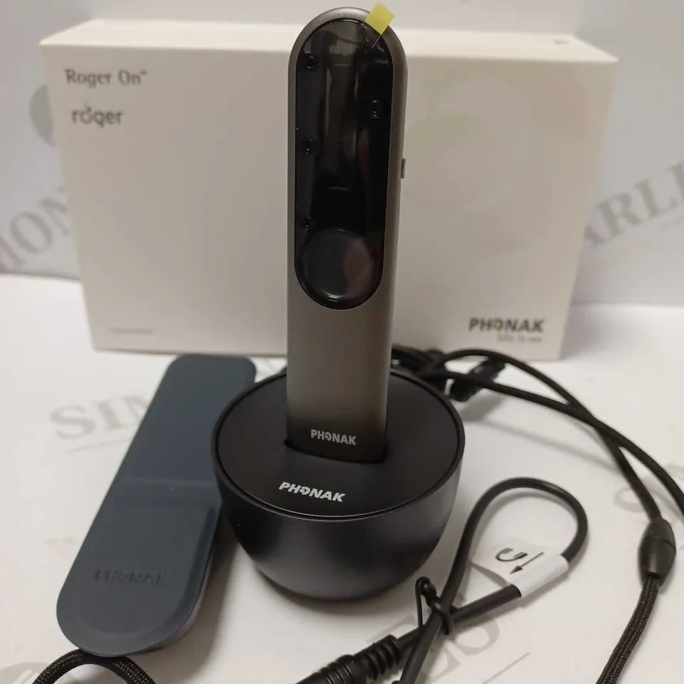 PHONAK ROGER ON TRANSMITTING MICROPHONE