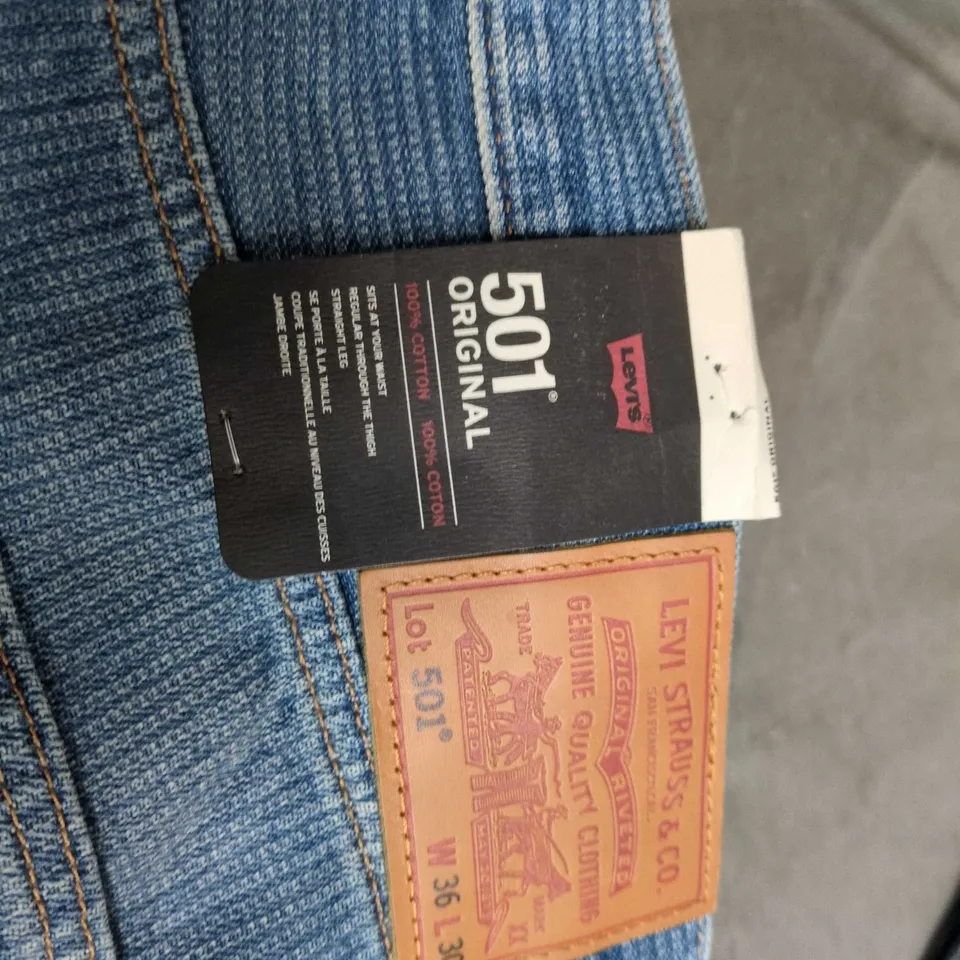 LEVI'S 501 ORIGINAL JEANS – MEN'S DENIM, SIZE 36X30