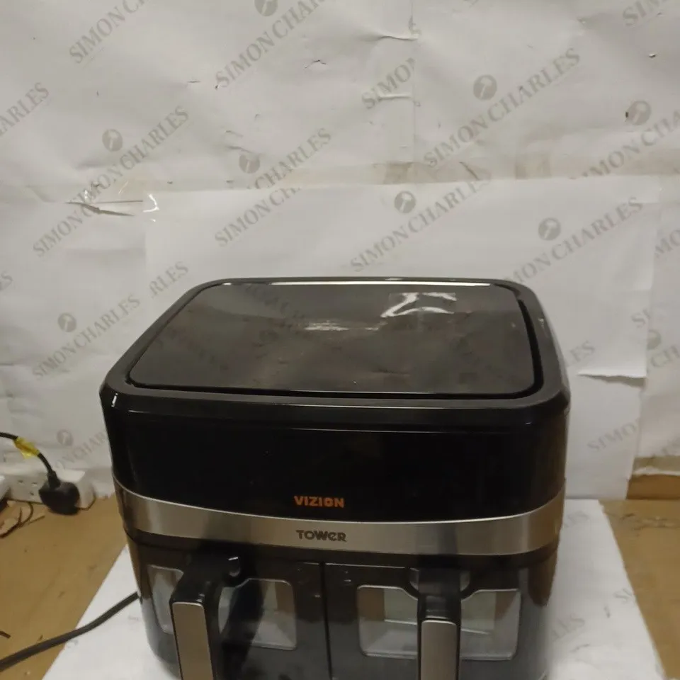 TOWER T17100 VORTX VIZION 9L DUAL BASKET AIR FRYER