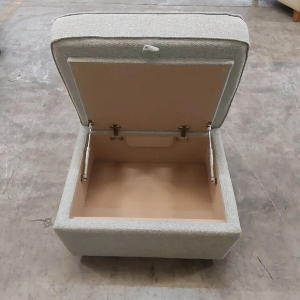 WESTBRIDGE DESIGNER FABRIC OTTOMAN STORAGE FOOTSTOOL 