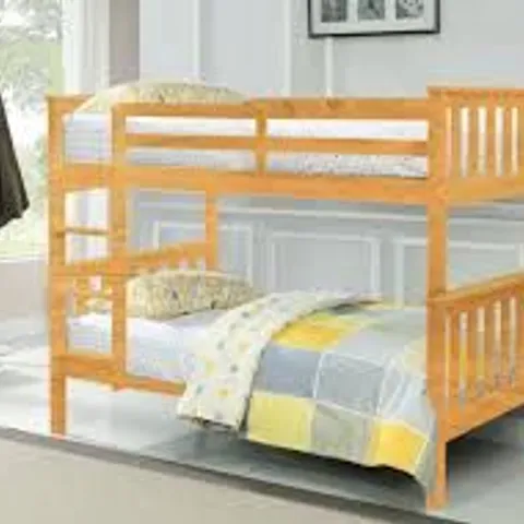 BOXED WEMBDON BUNK BED -CARAMEL- (2 BOXES)