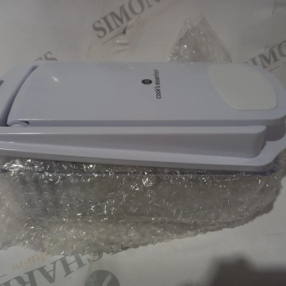 COOK'S ESSENTIALS MULTIFUNCTIONAL SLICER & DICER - WHITE