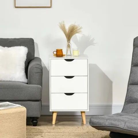 BOXED MARILEE CHEST OF DRAWERS - WHITE (1 BOX)