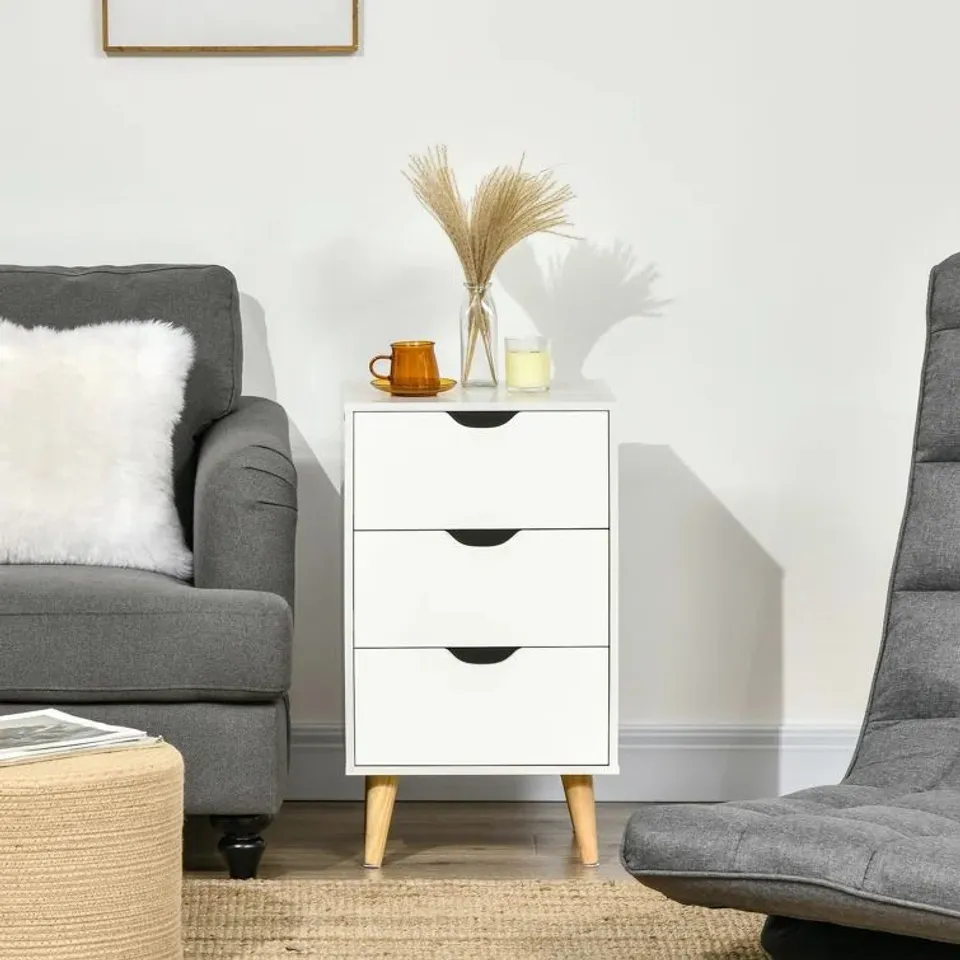 BOXED MARILEE CHEST OF DRAWERS - WHITE (1 BOX)