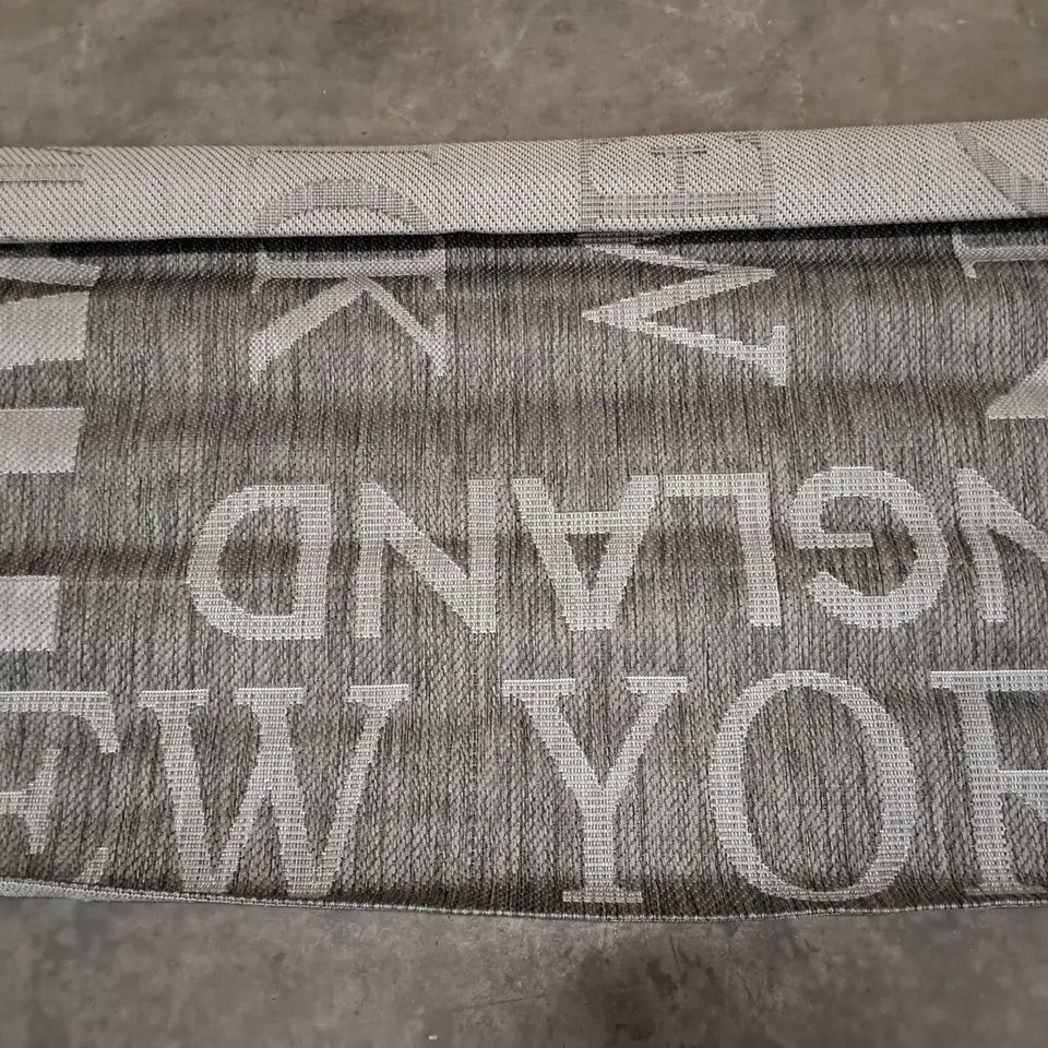 BRAND NEW PACO COUNTRY RUG IN GREY - 160X220CM
