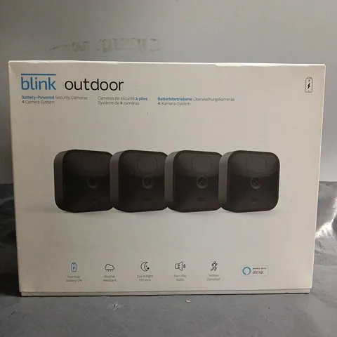 SEALED BLINK 4 OUTDOOR BATTERY POWERED SECURITY CAMERAS 