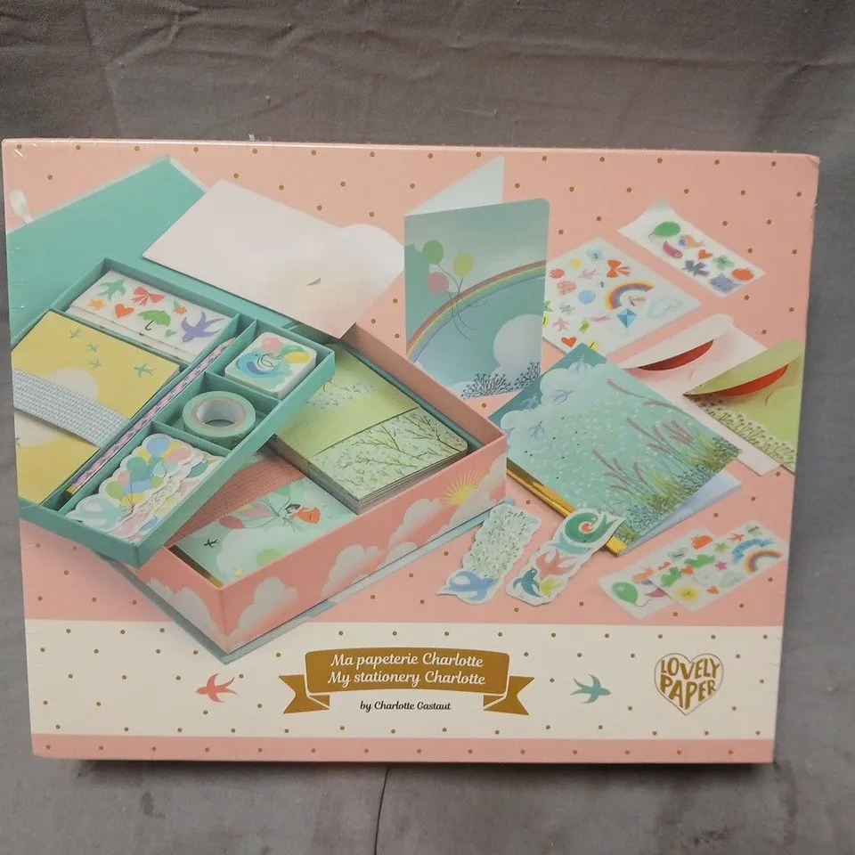 DJECO MA PAPETERIE CHARLOTTE – MY STATIONERY CHARLOTTE BY CHARLOTTE GASTAUT
