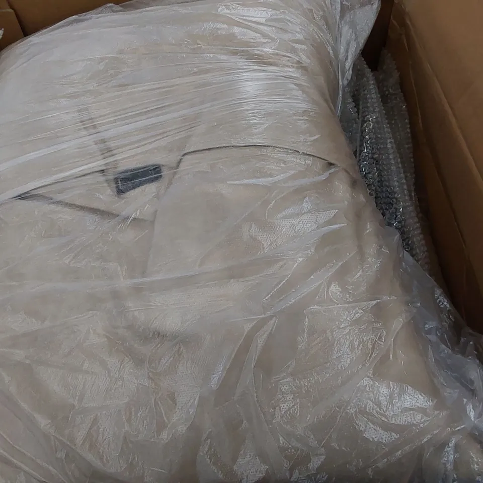 BOXED METAL FRAME FAUX LEATHER CHAIR (1 BOX)