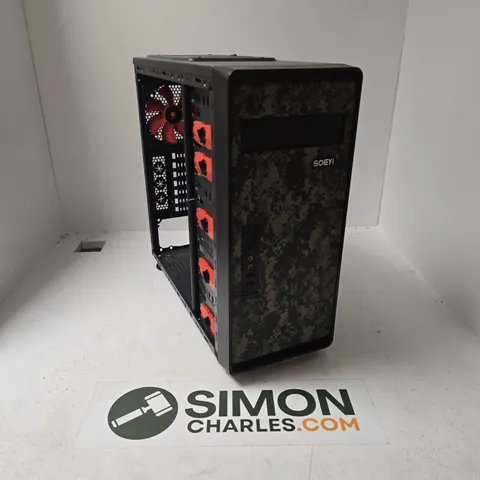 SOEYI CAMO FRONT COMPUER CASE