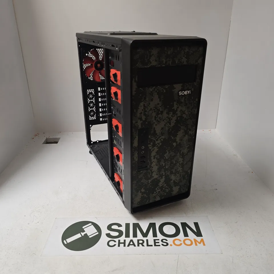 SOEYI CAMO FRONT COMPUER CASE