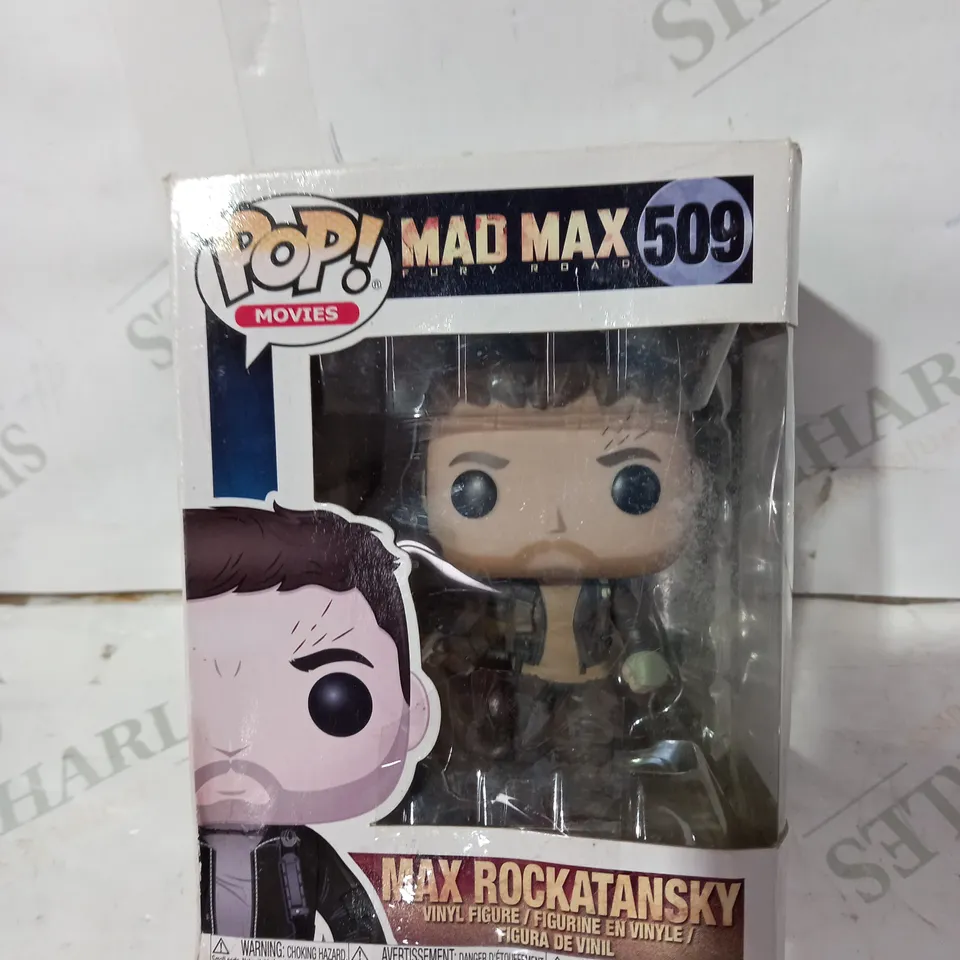 FUNKO POP MOVIES MAD MAX 509 - MAX ROCKATANSKY VINYL FIGURE