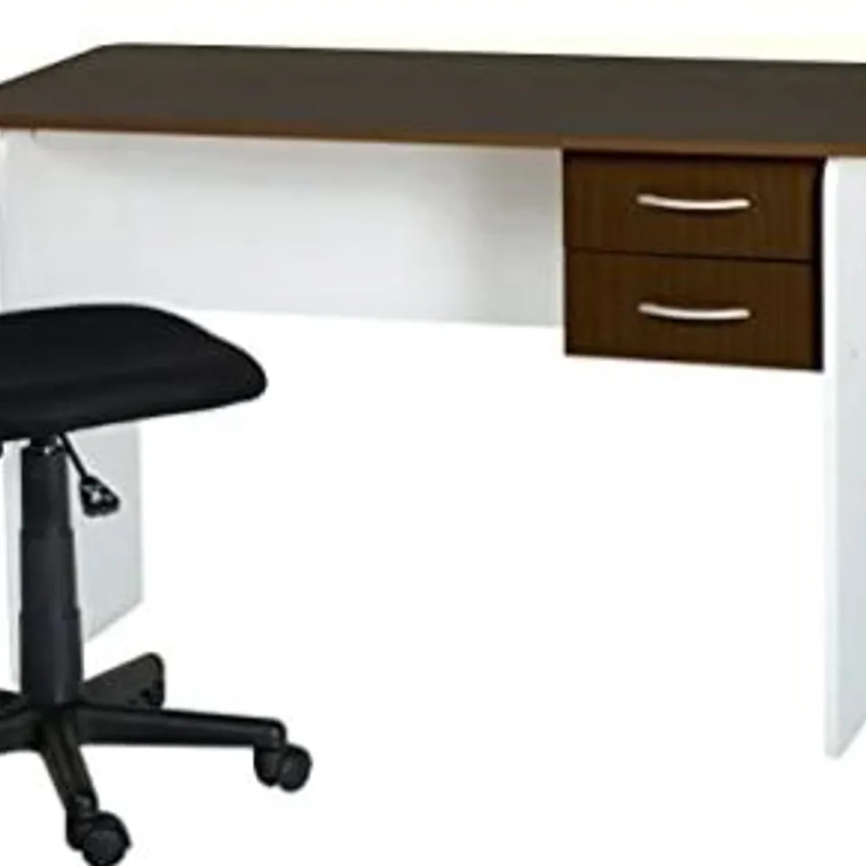 BOXED WILFRED DESK BEECH/WHITE