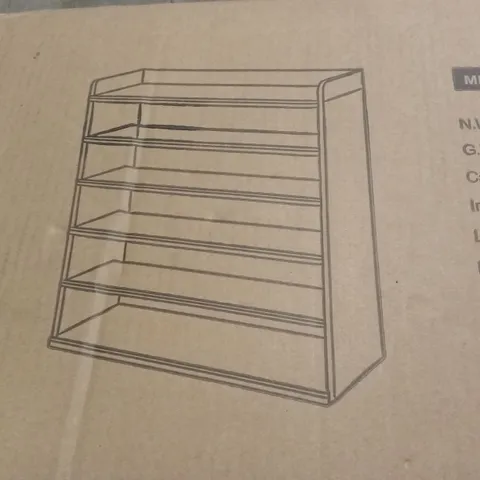 BOXED NEO WHITE SHELVING UNIT