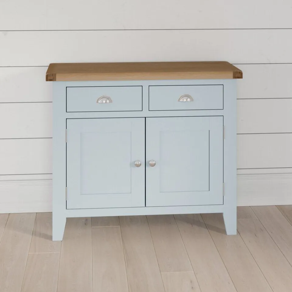 EMINENCE BUCKLEY GREY COMBI CHEST FRAME 2 DRAWER 2 SIDEBOARD