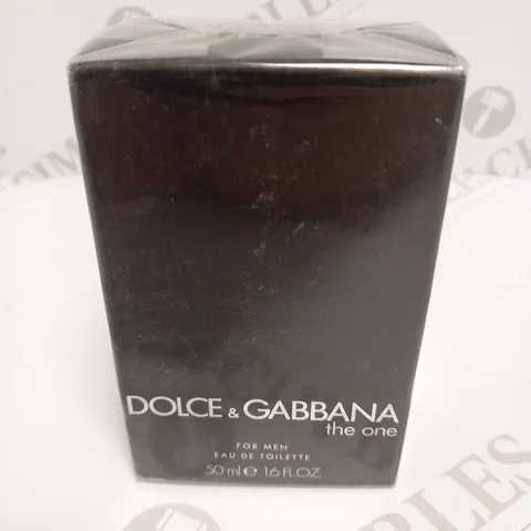 BOXED AND SEALED DOLCE AND GABBANA THE ONE FOR MEN EAU DE TOILETTE 50ML