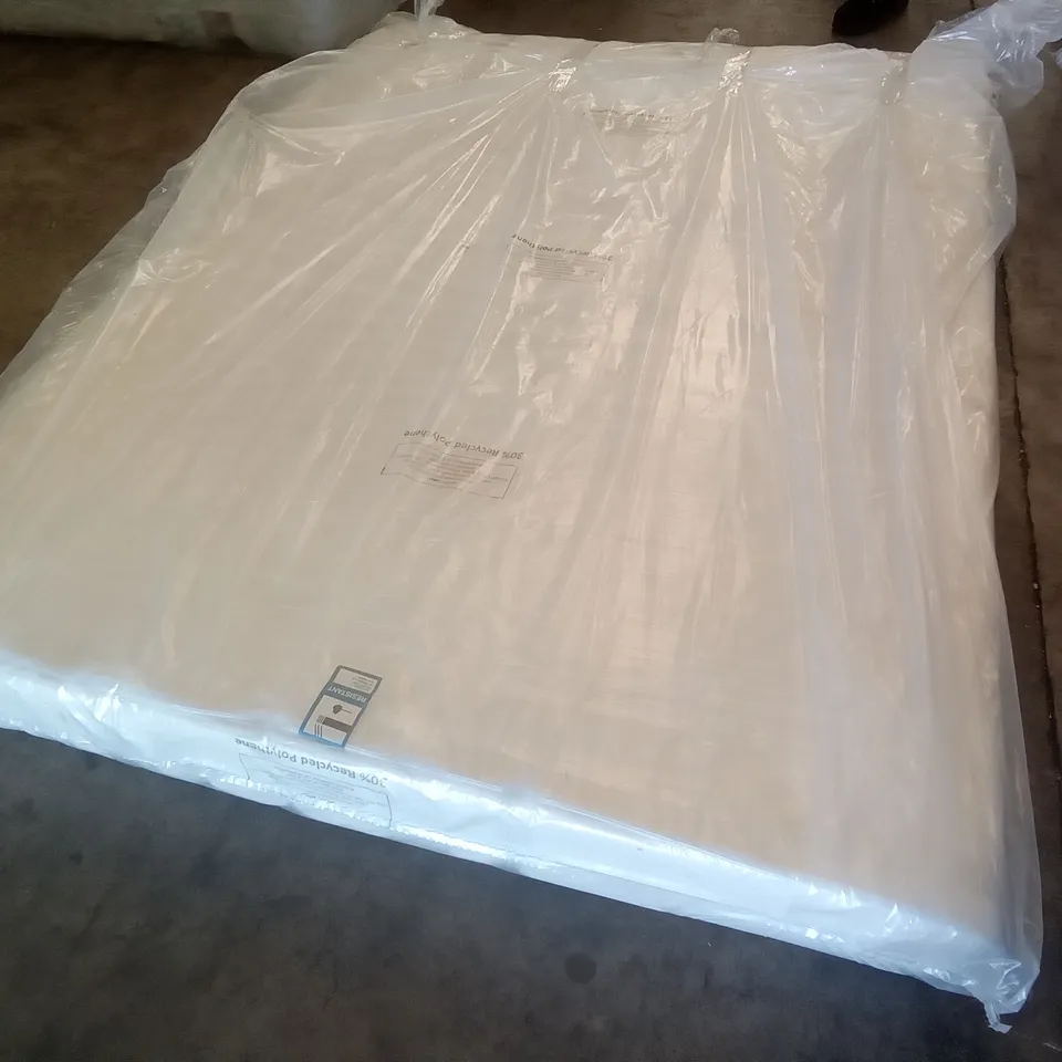 QUALITY BAGGED 4'6" DOUBLE 3-ZONE MEMORY FOAM MATTRESS 