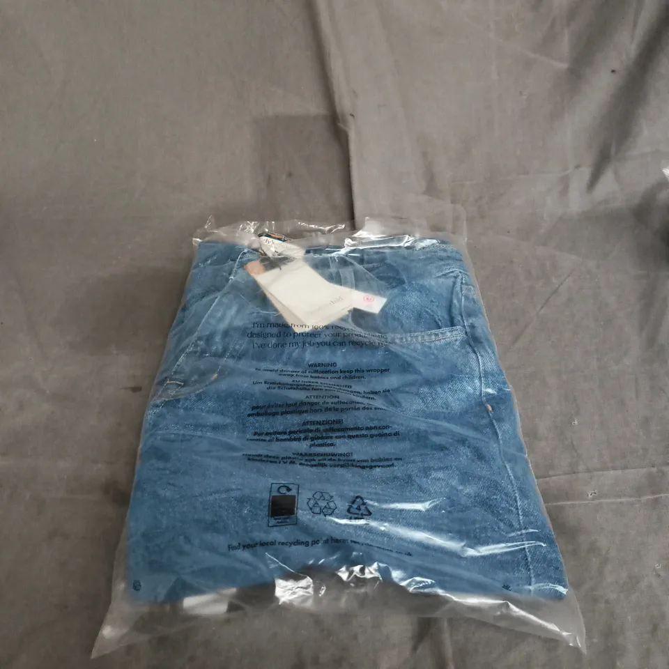 NOBODY'S CHILD BLUE WIDE-LEG JEANS – WOMEN'S UK 12R (EU 40R, US 8R)