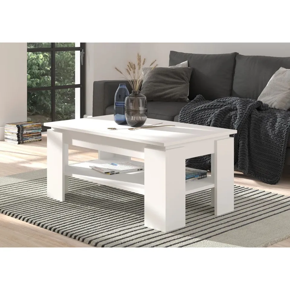 BOXED HEINEMAN 4 LEGS COFFEE TABLE WITH STORAGE