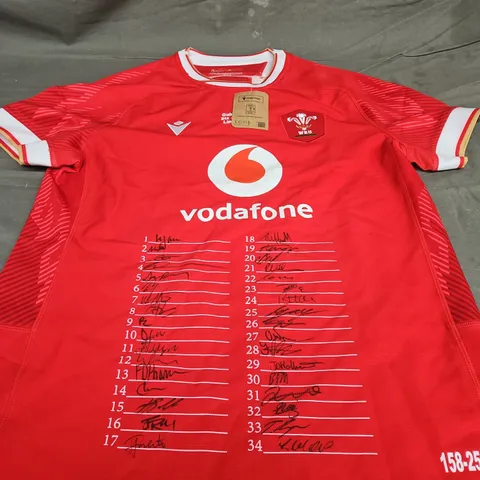 MACRON WRU SIGNED SHIRT HOME 24/25 SLIM FIT - XL