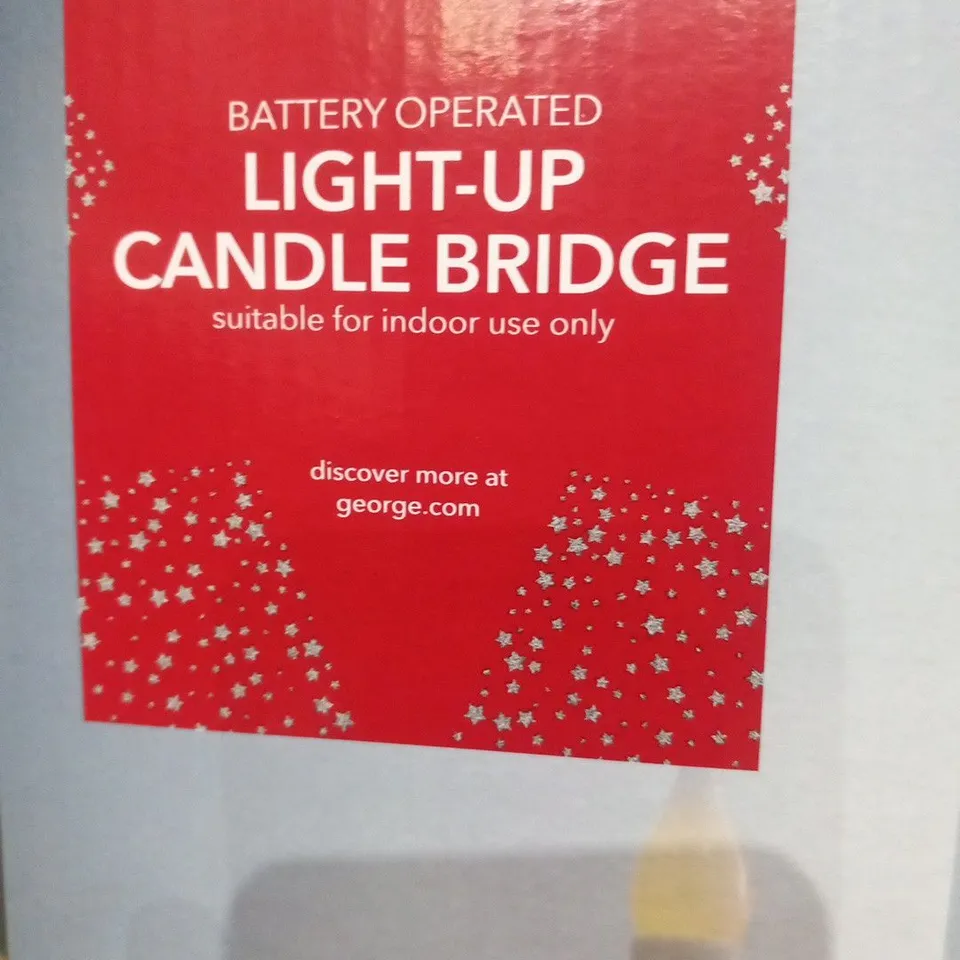 8 BRAND NEW BOXED BATTERY OPERATED LIGHT UP CANDLE BRIDGE