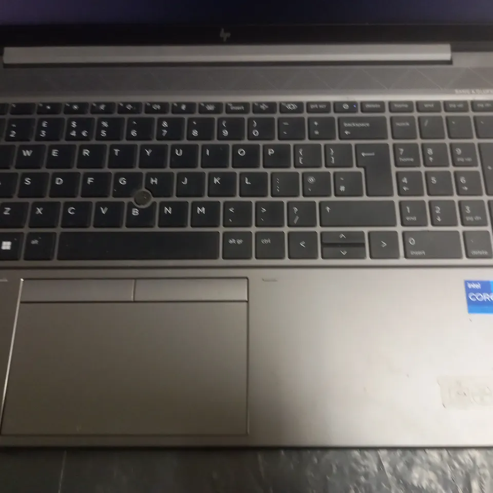 UNBOXED HP ZBOOK INTEL CORE I7 LAPTOP - AX201NGW
