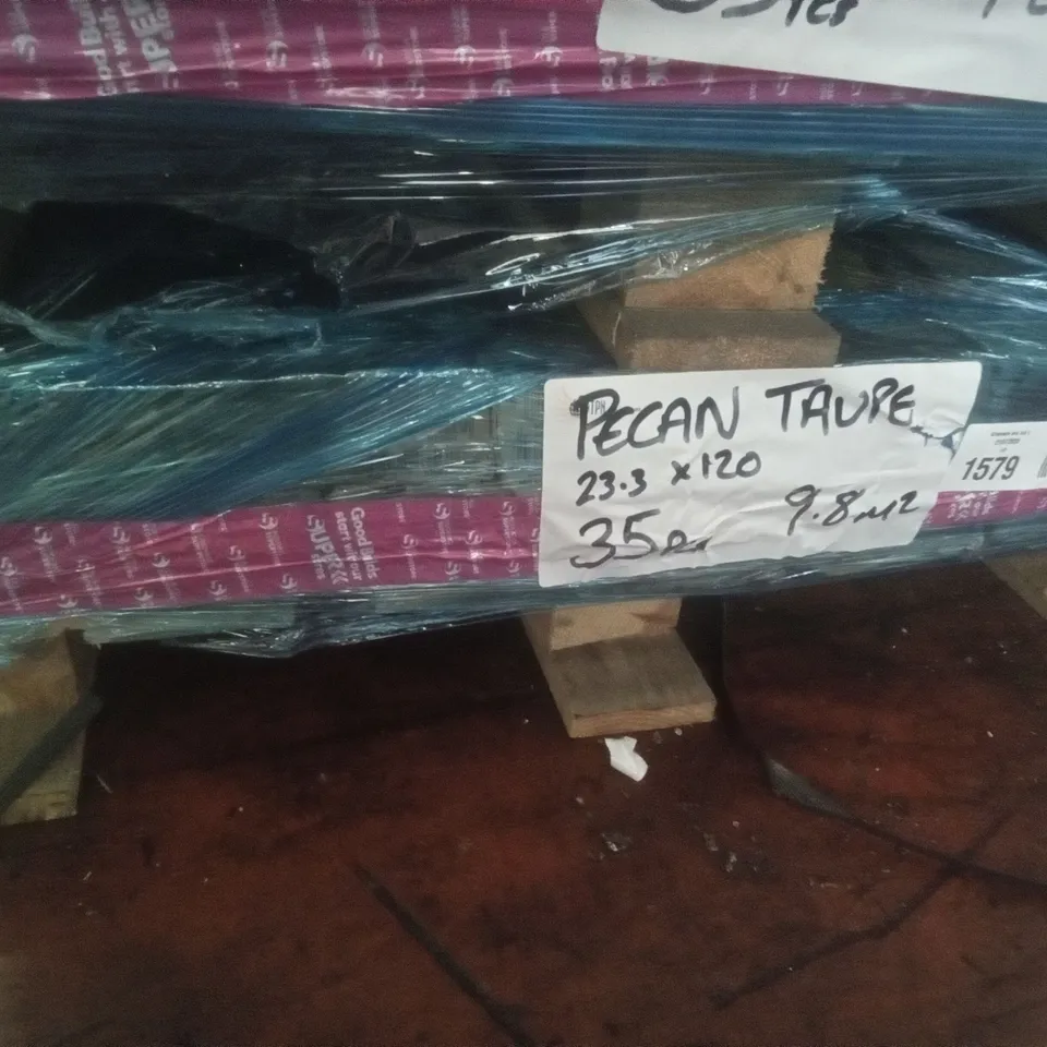 PALLET OF 35 SANDALO LIMED OAK WOOD EFFECT PORCELAIN FLOOR TILE 9.8M²