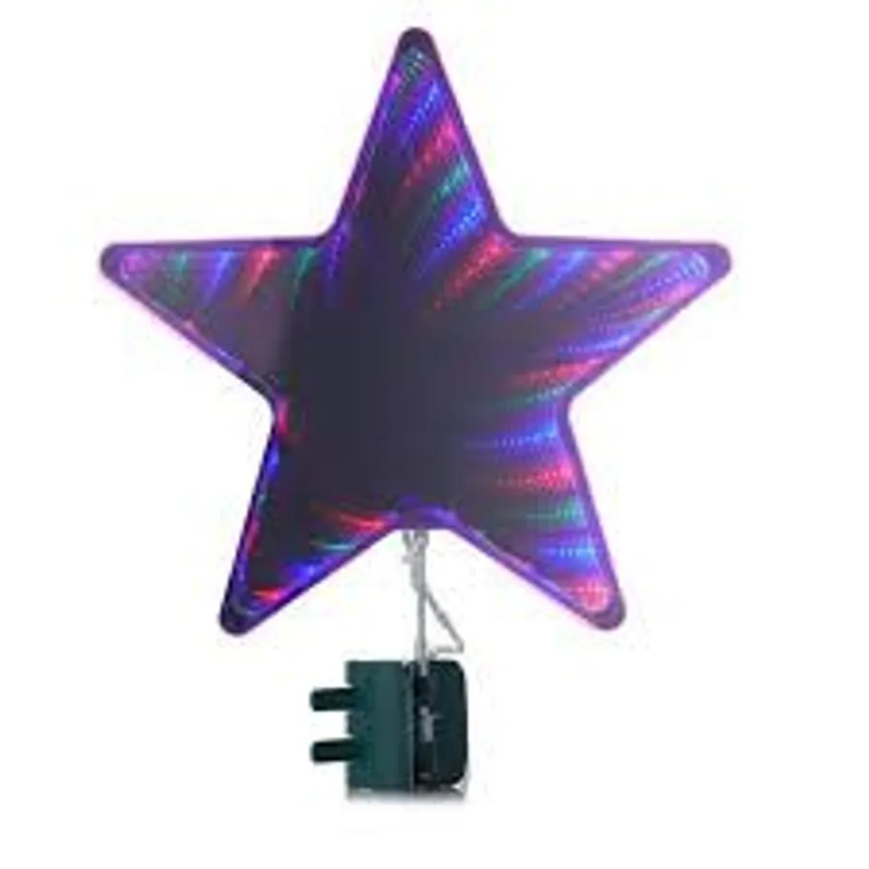 SANTA EXPRESS INFINITY STAR TREE TOPPER