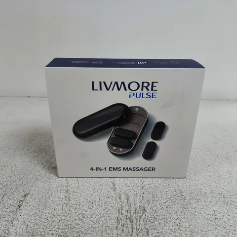 BOXED LIVMORE PULSE 4-IN-1 EMS MASSAGER