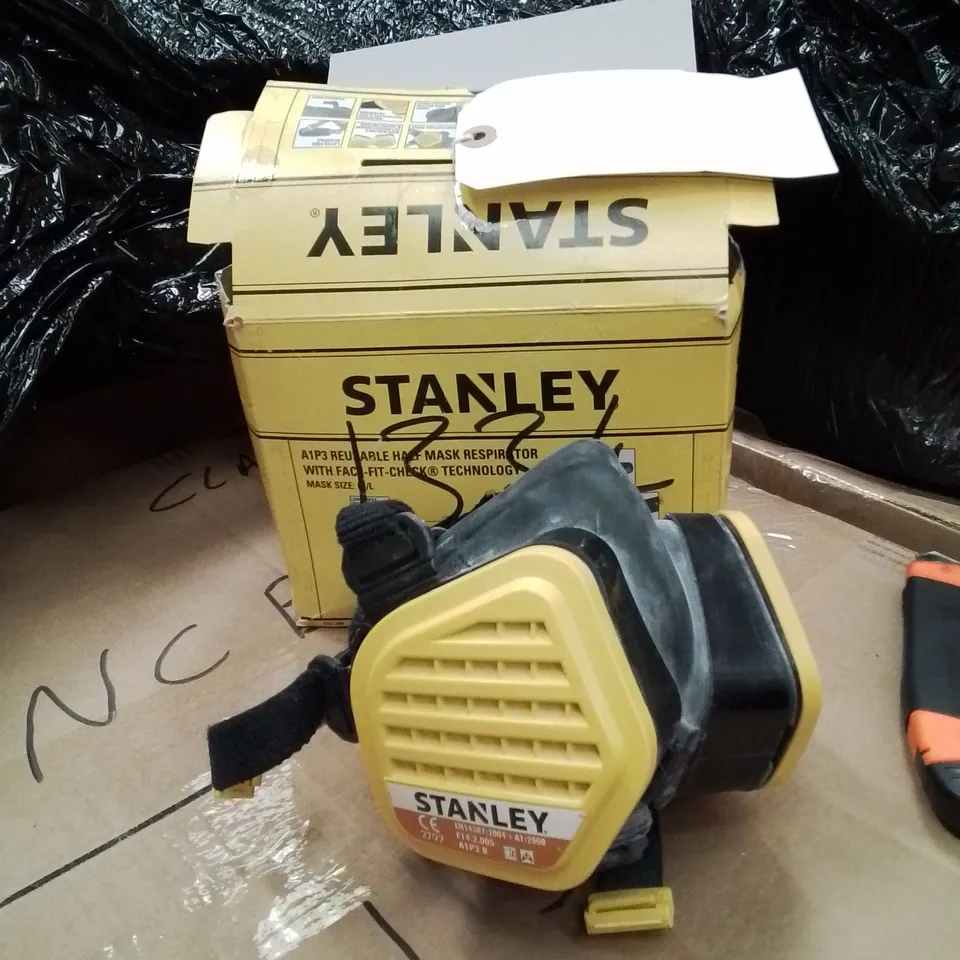 STANLEY A1P3 REUSABLE HALF-MASK RESPIRATOR – BOXED