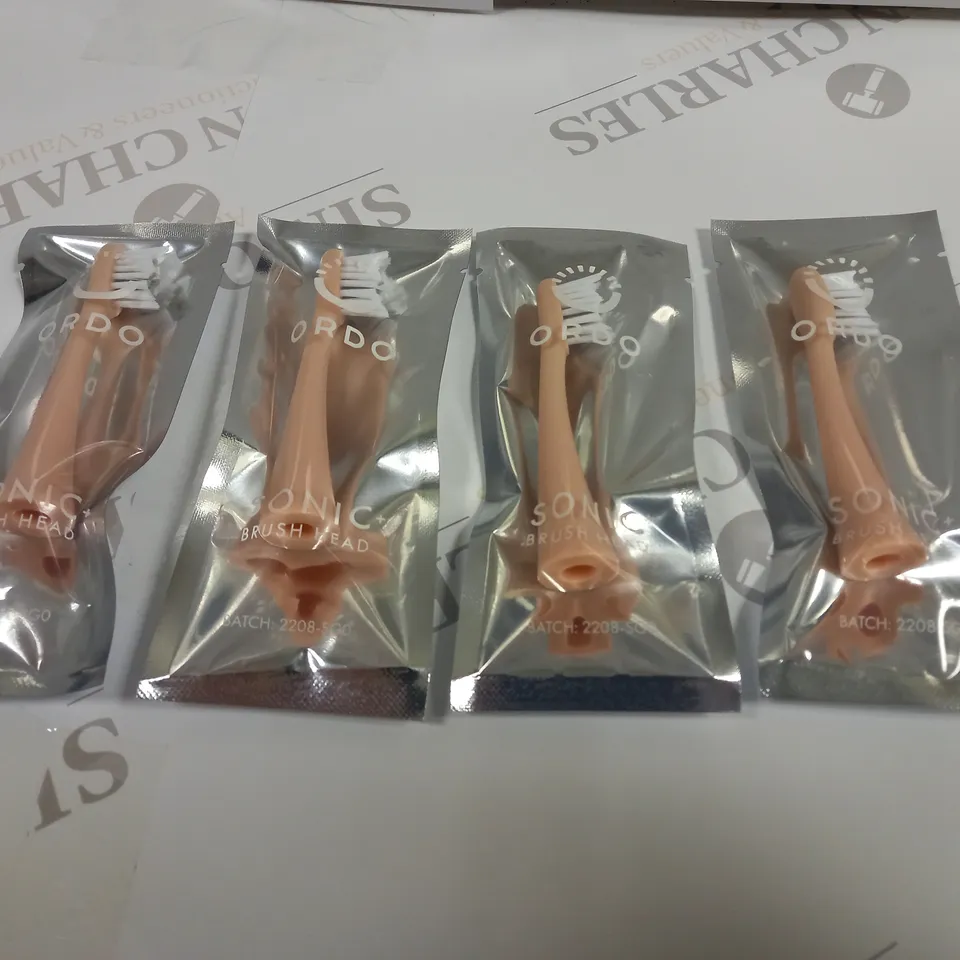 BOXED ORDO BRUSH HEADS ROSE GOLD X4