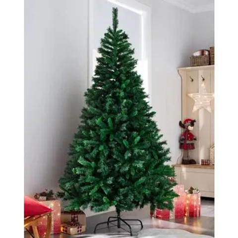 BOXED 6FT GREEN CHRISTMAS TREE