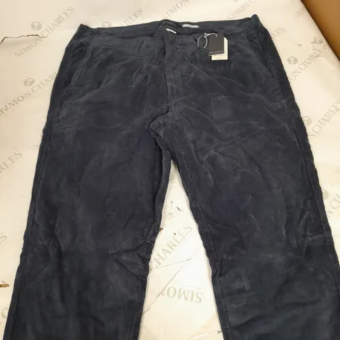 MR MARVIS THE CORDS NAVY PANTS - W38 L30