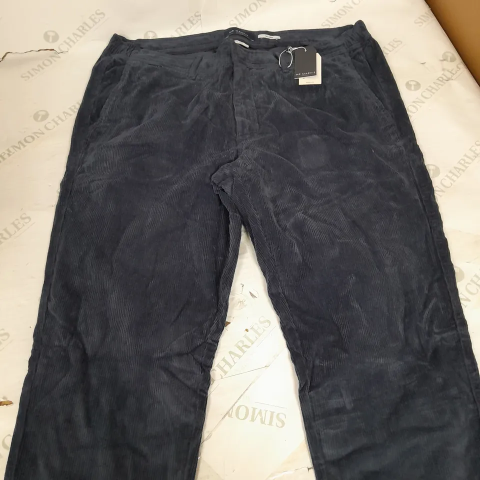 MR MARVIS THE CORDS NAVY PANTS - W38 L30