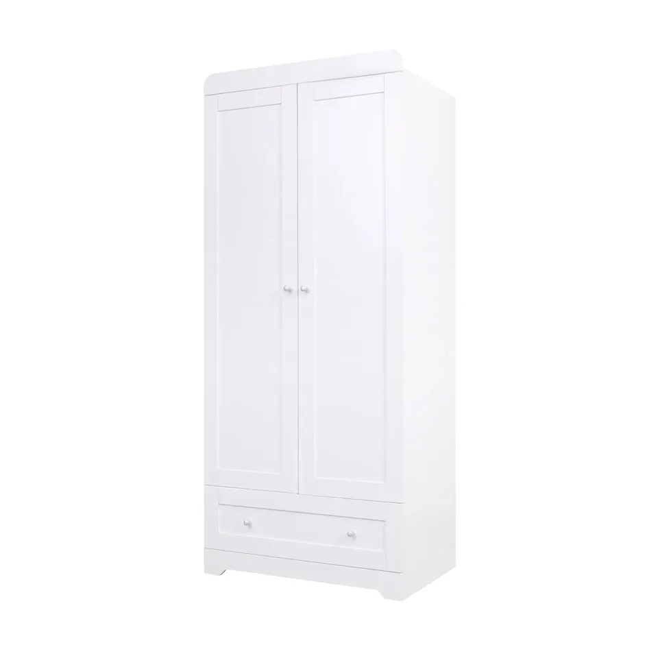 BOXED TUTTI BAMBINI RIO WARDROBE - WHITE (2 BOXES)