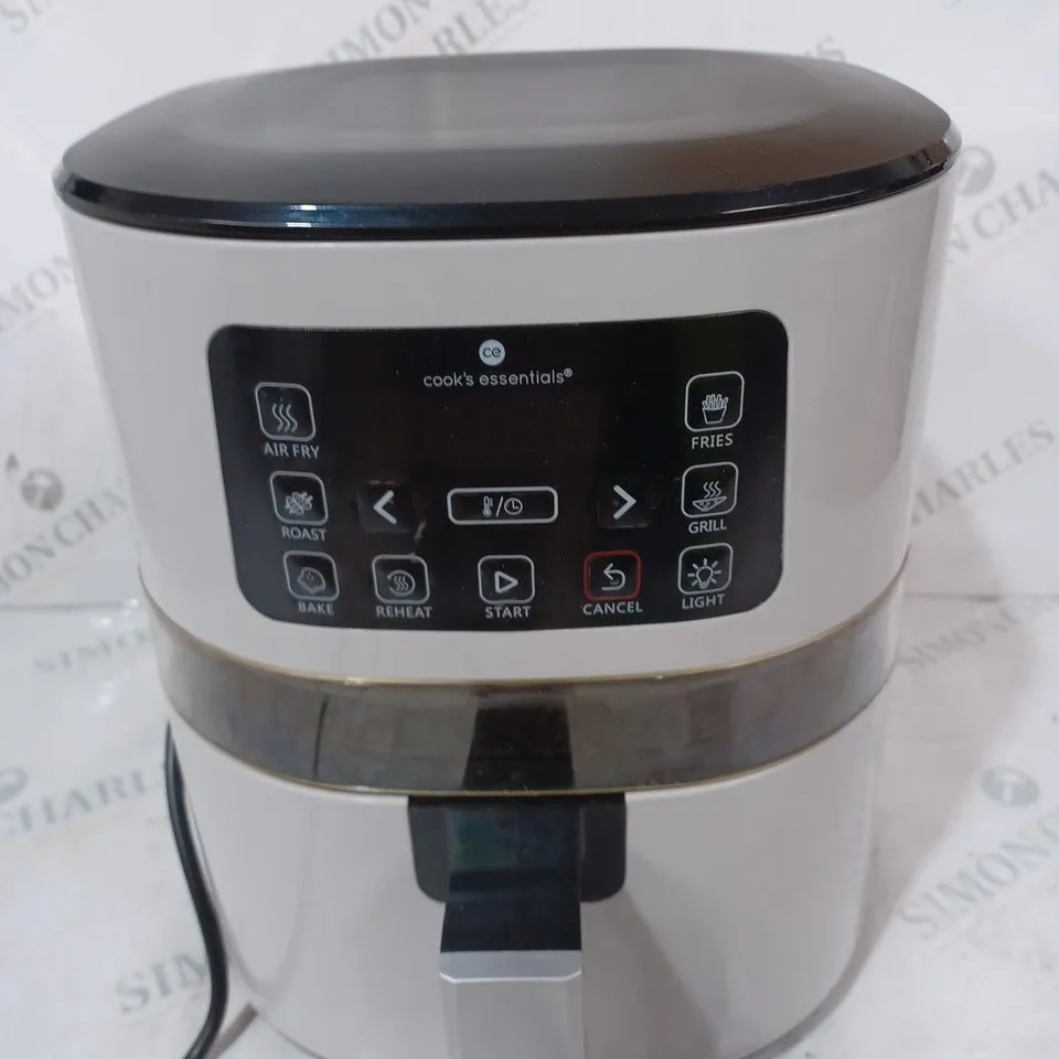 BOXED COOK'S ESSENTIALS 4.0L AIR FRYER, COOL GREY