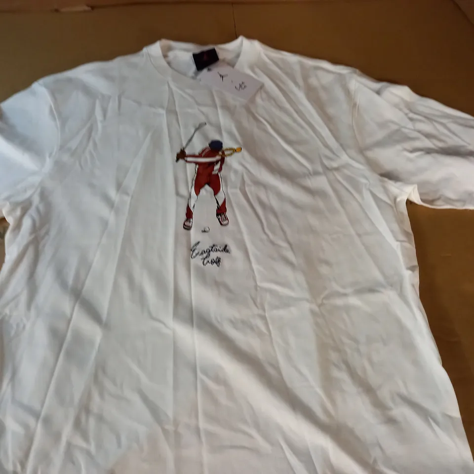JORDAN AIR WHITE T-SHIRT - M