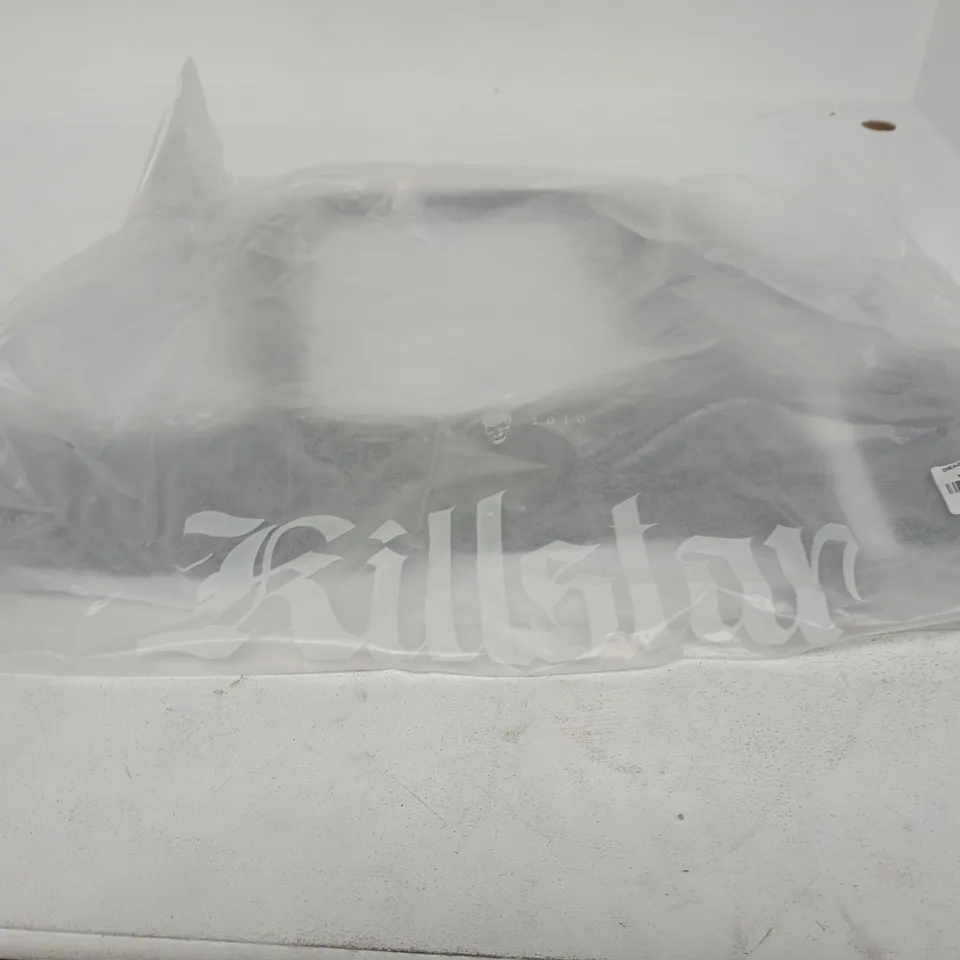 BOX OF APPROXIMATELY 20 BRAND NEW ASSORTED KILLSTAR CLOTHING ITEMS INCLUDING DEAD THORN HARNESS AND VEIL OF SHADOWS SWEATER